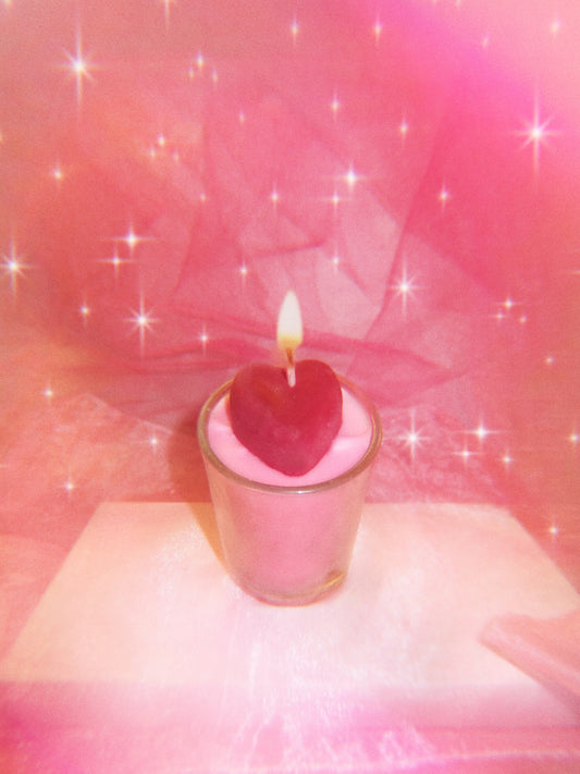 heart candle