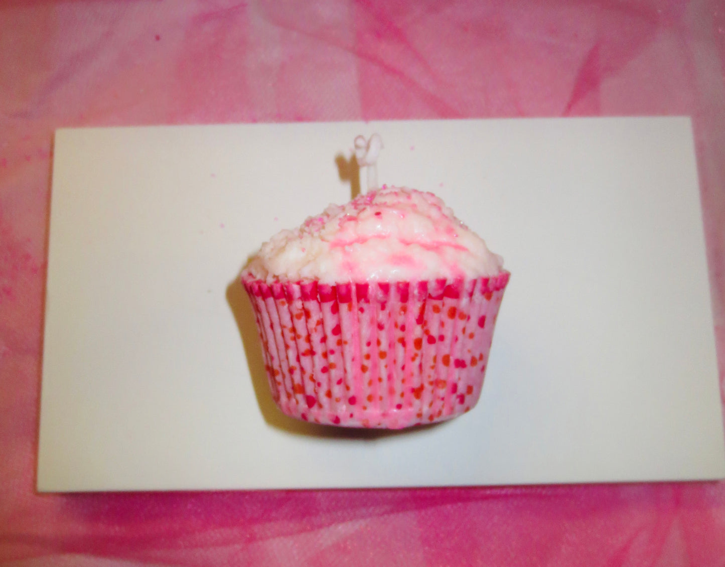 Pink cupcake