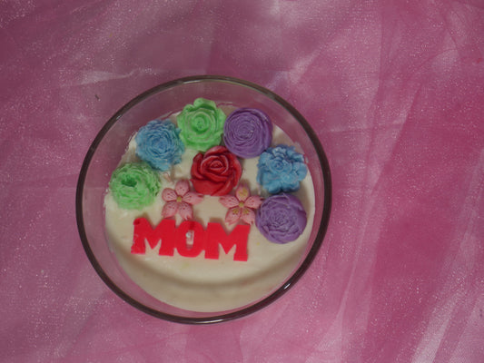 Mom vanilla candle